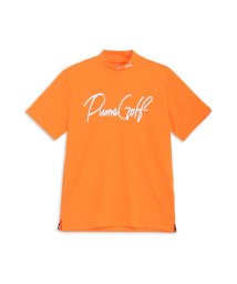 PUMA(PUMA)/メンズ ゴルフ ストレッチ カノコ PGロゴ モックネック 半袖 シャツ/RICKIEORANGE