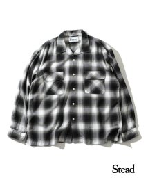 J.S Homestead(ジャーナルスタンダード　ホームステッド)/【J.S.Homestead / Stead】RCF OMBRE OPEN SHIRT/ホワイト