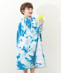 devirock(デビロック)/ラップタオル 80cm 子供服 キッズ 男の子 女の子 水着 プールグッズ タオル /ブルー