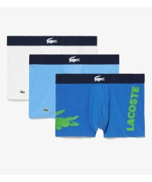 LACOSTE Mens(ラコステ　メンズ)/マルチデザイン３パックトランクショーツ/ブルー