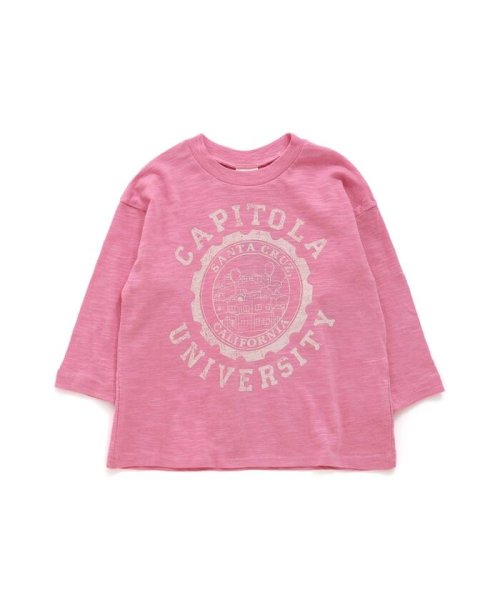 BREEZE(ブリーズ)/カレッジバリエーションTシャツ/ピンク