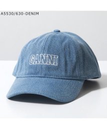GANNI/GANNI ベースボールキャップ Cap ロゴ 帽子/505873810