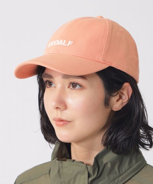 ECOALF WOMEN(ECOALF WOMEN)/EMBROIDERED キャップ / EMBROIDERED CAP UNISEX/オレンジ