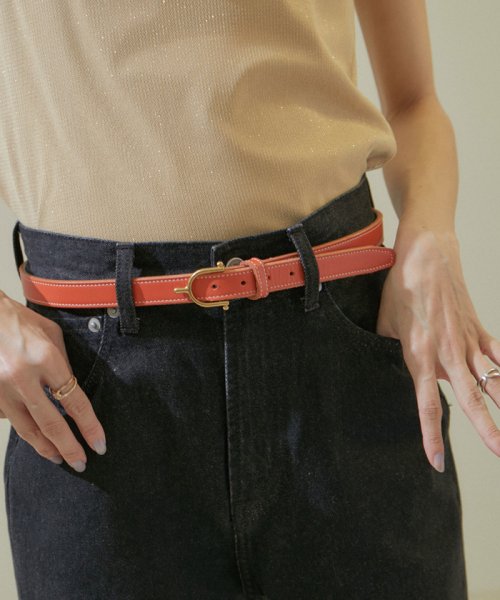 サロン　アダム　エ　ロペ(サロン　アダム　エ　ロペ)/【TORY LEATHER（トリーレザー）】EQUESTRIAN INSPIRED BELT/オレンジ（70）