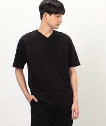 COMME CA ISM MENS(コムサイズム（メンズ）)/【接触冷感】 Ｆｅｅｌ－Ｃｏｏｌ ＶネックＴシャツ/ブラック