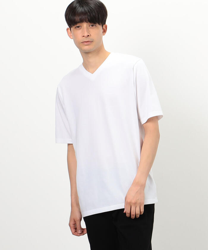 セール】【接触冷感機能】 Feel－Cool VネックTシャツ 
