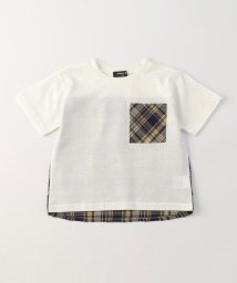 COMME CA ISM KIDS/サッカーチェック 半袖Ｔシャツ/505994747