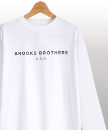 Brooks Brothers/【WEB限定】SS24 LOGO Series コットン ロゴプリント クルーネック ロングスリーブTシャツ/506004151
