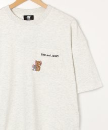 ALWAYS GOOD TIME NEW BASIC STORE(オールウェイグッドタイムニューベーシックストア)/【TOM & JERRY/トムとジェリー】ポケット刺繍Ｔシャツ/オートミール