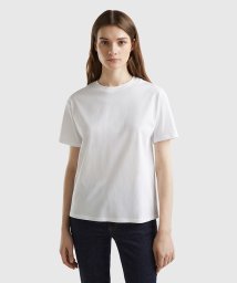 BENETTON (women)(ベネトン（レディース）)/クルーネック半袖Tシャツ・カットソー/ホワイト