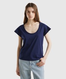 BENETTON (women)/Uネック半袖Tシャツ・カットソー/506008101
