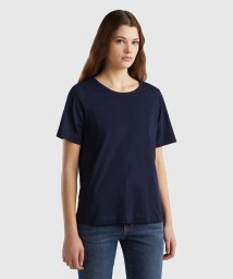 BENETTON (women)(ベネトン（レディース）)/クルーネック半袖Tシャツ・カットソー/ネイビー