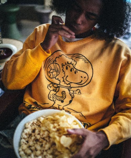 SAINT MICHAEL/セント マイケル/CRW SWEAT/LMB OF GD/YELL SAINT MICHAEL/セント