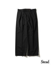 J.S Homestead(ジャーナルスタンダード　ホームステッド)/【J.S.Homestead / Stead】T/W 2TUCK SLACKS/ブラック