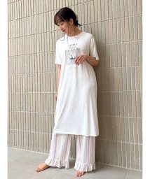 SNIDEL HOME(SNIDEL HOME)/ブーケフォトTシャツワンピース/WHT