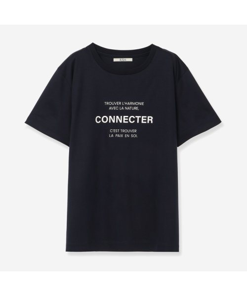 R-ISM(リズム)/ロゴTシャツ（CONNECTER）/ダークブルー