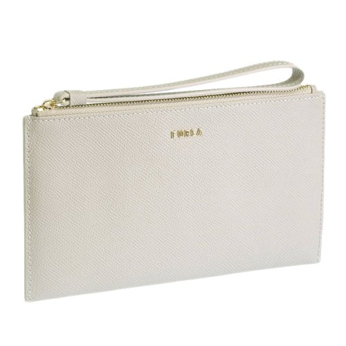 FURLA(フルラ)/FURLA フルラ  CLASSIC XL ENVELOPE クラシック ポーチ 小物入れ レザー/ホワイト