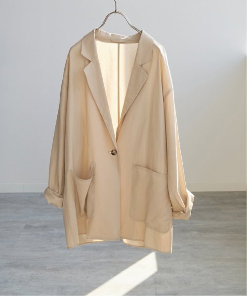 シアーコットンツイルルーズジャケット Spick