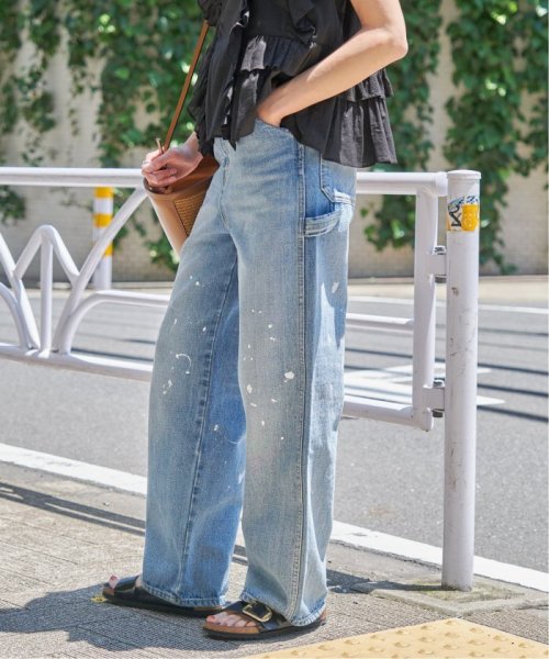 5 1/2 PAINTER DENIM 1/2 Spick アテンション はブルーのみに該当します 160cm　着用サイズ 163cm　着用サイズ