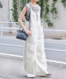 Spick & Span(スピック＆スパン)/≪予約≫5 1/2 OVERALLS DENIM/ホワイト