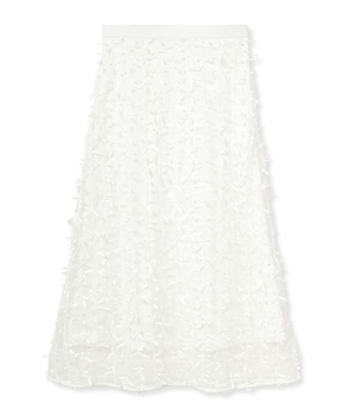 【WEB限定カラー】リボンマテリアルスカート UO1494198207(11550円)