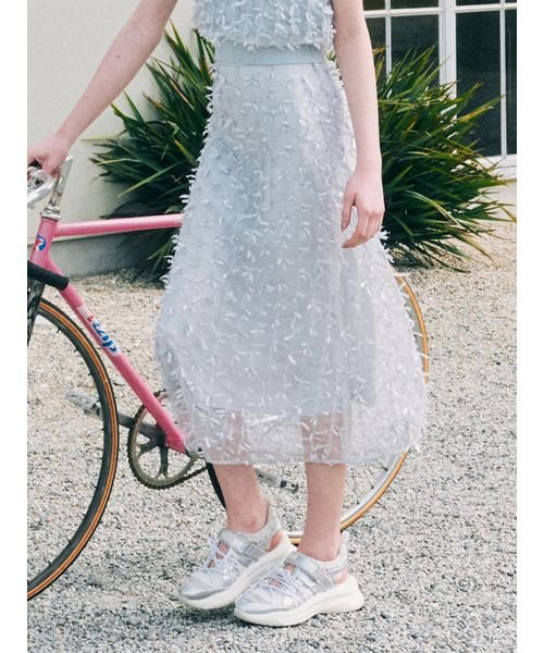 【WEB限定カラー】リボンマテリアルスカート UO1494198207(11550円)