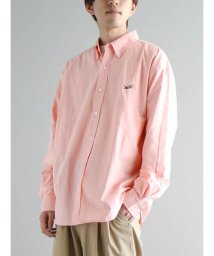 CRAFT STANDARD BOUTIQUE(クラフトスタンダードブティック)/刺繍入りオックスフォードボタンダウンシャツ/ピンク