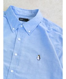 CRAFT STANDARD BOUTIQUE(クラフトスタンダードブティック)/刺繍入りオックスフォードボタンダウンシャツ/ブルー