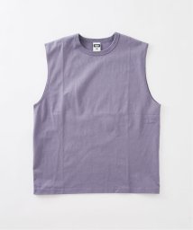 JOURNAL STANDARD(ジャーナルスタンダード)/US COTTON 汗染み防止 アメリカンスリーブ/パープルA