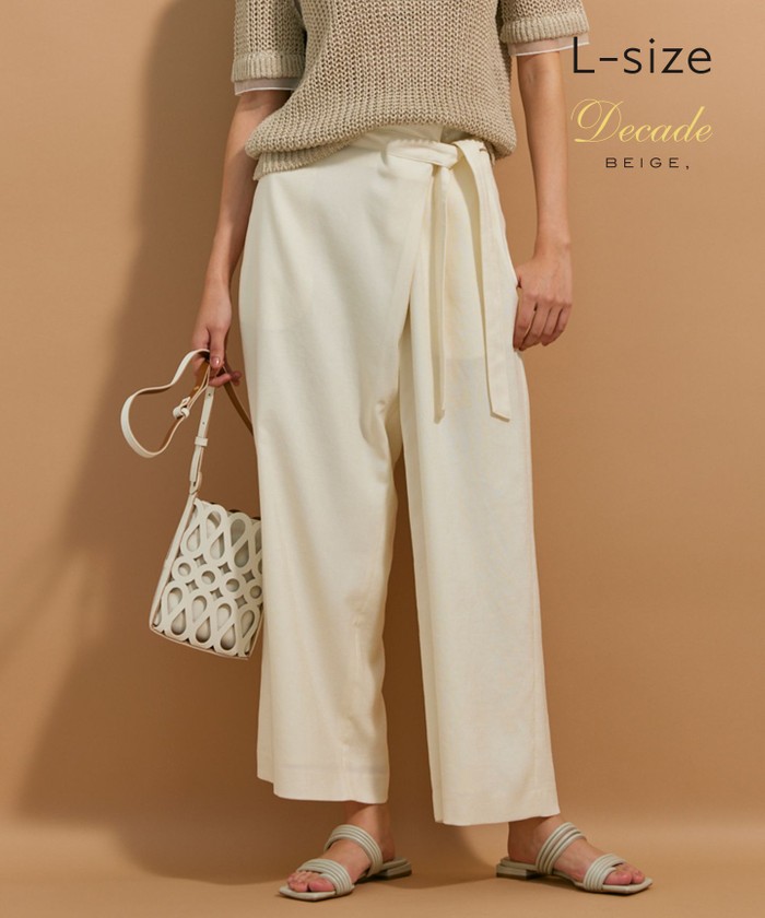 L－size】CAROLE / デザインパンツ(506020099)｜阪急百貨店公式