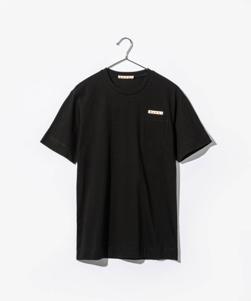 MARNI(マルニ)/マルニ MARNI M01064 M00NE Tシャツ MT171U レディース トップス KIDS キッズ 半袖 ロゴ カットソー クルーネック ガールズ 春/ブラック