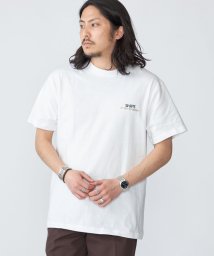 SHIPS MEN(シップス　メン)/*SHIPS: STYLISH STANDARD ロゴ 刺繍 Tシャツ/ホワイト系