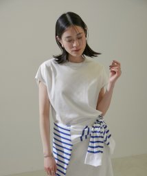 サロン　アダム　エ　ロペ(サロン　アダム　エ　ロペ)/[24SS]Prima Veil  ゆるドルマンTシャツ【UVケア・洗濯耐久】/ホワイト（10）