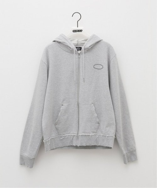 PULP(パルプ)/【AFB / エーエフビー】DISTRESSED ZIP HOODIE/グレーA