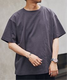 JOURNAL STANDARD relume Men's(ジャーナルスタンダード　レリューム　メンズ)/《予約》50/－ポンチクルーネックTシャツ/ブラックB