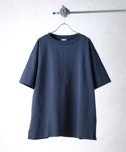 JOURNAL STANDARD relume Men's(ジャーナルスタンダード　レリューム　メンズ)/50/－ポンチクルーネックTシャツ/ネイビー