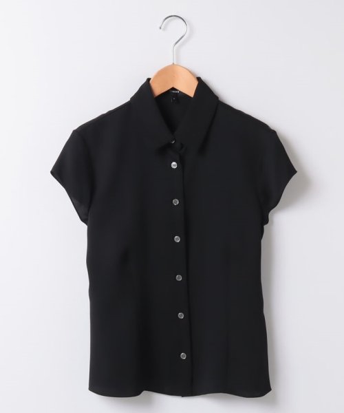 Theory(セオリー)/ブラウス　MODERN GGT CAP SLV BLOUSE/ブラック