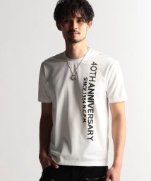 NICOLE CLUB FOR MEN/40周年記念ロゴプリント半袖Ｔシャツ/505990807