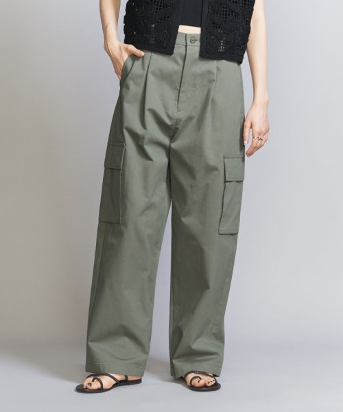 BEAUTY&YOUTH UNITED ARROWS(ビューティーアンドユース　ユナイテッドアローズ)/チノ カーゴ パンツ/OLIVE