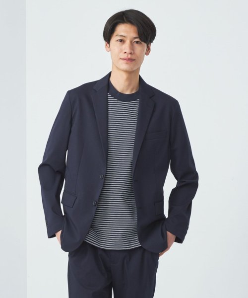 green label relaxing(グリーンレーベルリラクシング)/ドビー ストレッチ ナロー ジャケット －ストレッチ・防シワ－/NAVY