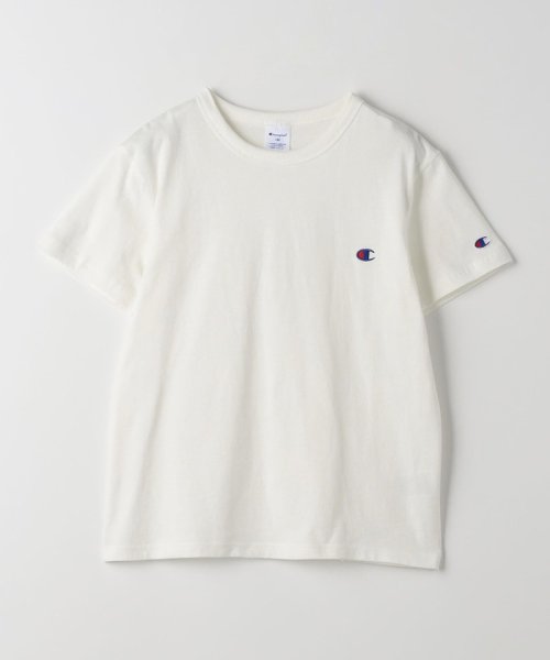 green label relaxing （Kids）(グリーンレーベルリラクシング（キッズ）)/＜Champion＞キッズ ショートスリーブ Tシャツ 140cm－160cm/OFFWHITE