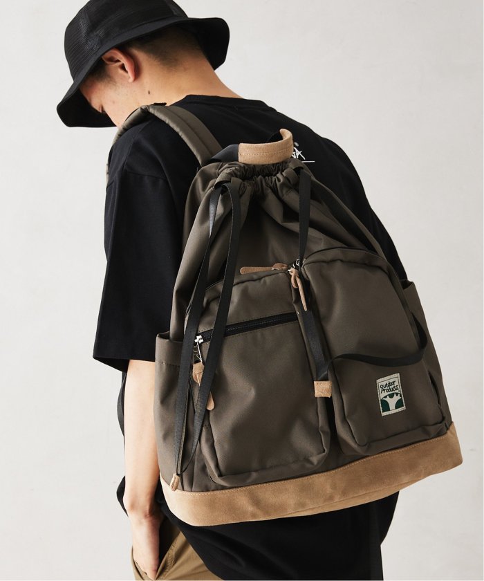 希少 OUTDOOR PRODUCTS 別注 黒 リュック・バックパック ファッション