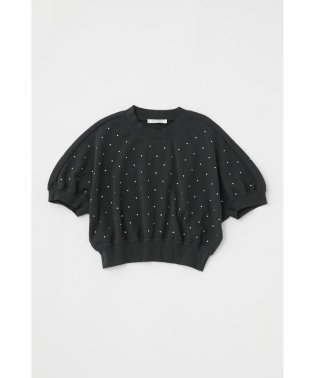 moussy/RHINESTONE CROPPED スウェット/506020993