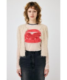 moussy/SHAGGY GLITTER KNIT カーディガン/506020997