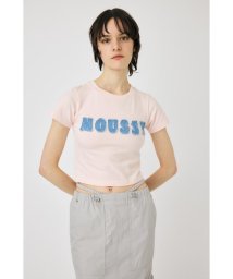 moussy/PATCH DENIM MOUSSY TINY Tシャツ/506020999