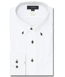 TAKA-Q/形態安定 吸水速乾 スタンダードフィット ボタンダウン長袖シャツ シャツ メンズ ワイシャツ ビジネス ノーアイロン yシャツ ビジネスシャツ 形態安定/506021103