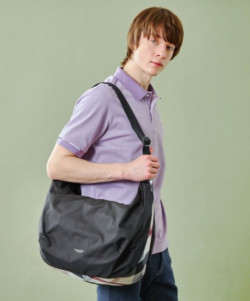 【WEB限定】パーシャルリップストップクレストブリッジチェックショルダー 