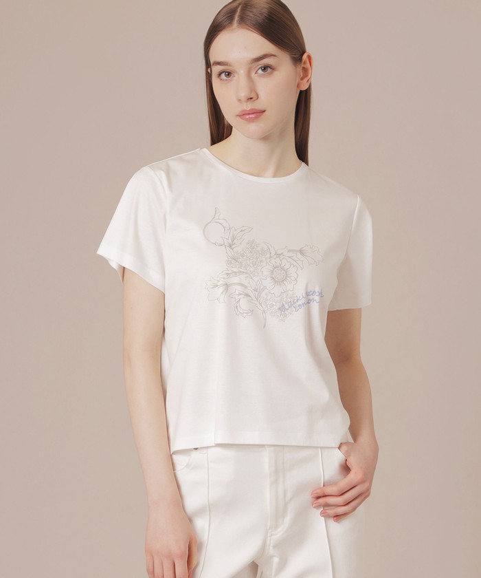 MACKINTOSH LONDON ハイゲージコットン スムースカットソー オーガニックハイゲージスムースTシャツ(トップス)｜MACKINTOSH
