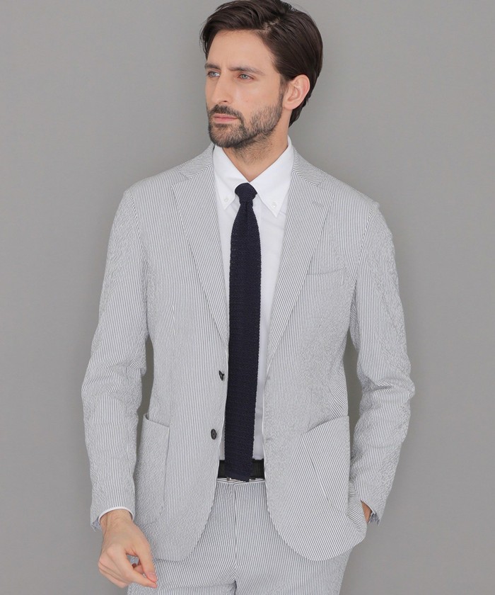 BREASY JACKET】【Subalpino/スバルピーノ】シアサッカーセ(506002883