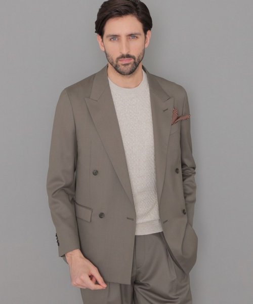 【LEON掲載】ウールストレッチツイル4Bジャケット 